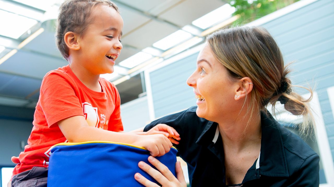 Child with Therapist